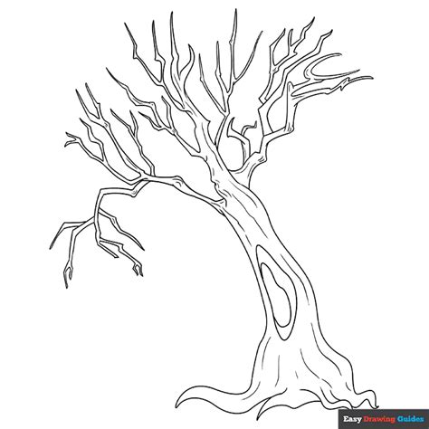 Withered Tree Drawing