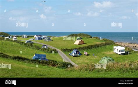 Shell Island campsite North Wales UK Stock Photo - Alamy