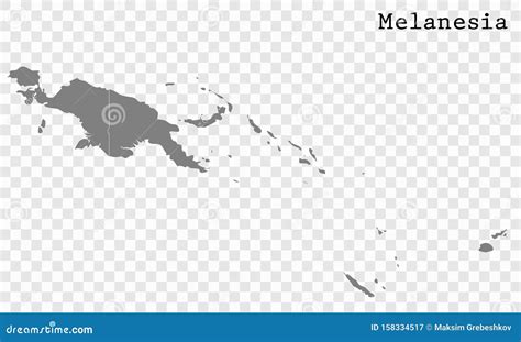 High Quality Map of Melanesia Stock Illustration - Illustration of ...