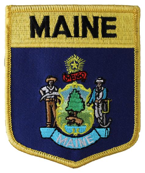 Buy Maine Shield Patch | Flagline