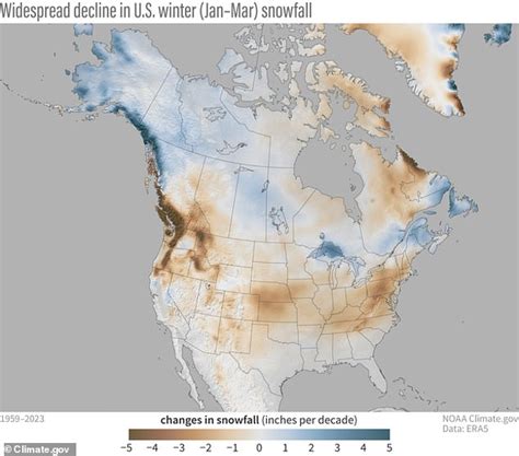 America braces for big freeze this winter: New maps show how much snow ...