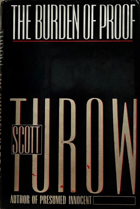 The Burden Of Proof by Scott Turow: (1990) | 2nd Hand Books