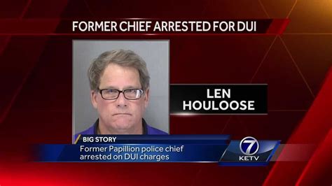 Former Papillion police chief arrested on DUI charges