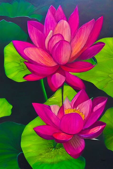 Lotus Flower Art Print