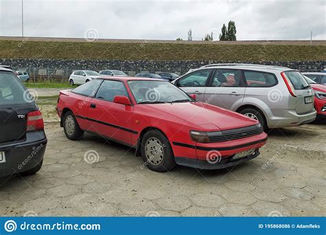 Old Classic Toyota Coupe Parked Editorial Photo - Image of compartment, bumper: 195868086