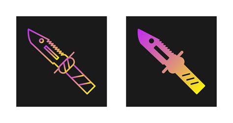 Knife Vector Icon 23962100 Vector Art at Vecteezy