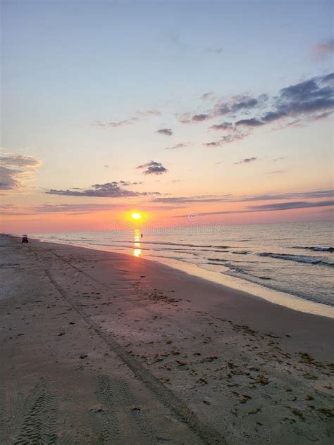 Crystal Beach sunsets stock image. Image of beach, photograph - 255902857