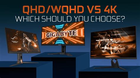 QHD vs. WQHD vs. 4K UHD - Which Resolution fits your needs best?