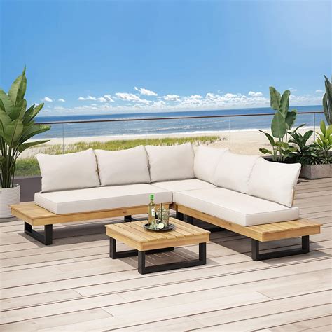 Stylish White Outdoor Sofa Sectional | Interior Design Ideas