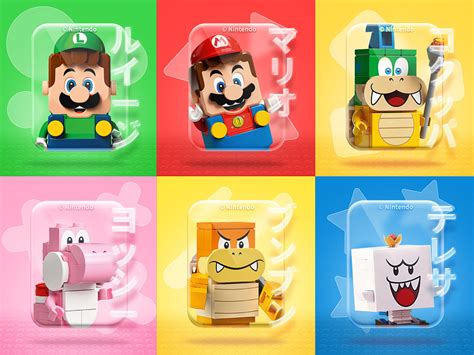 LEGO Mario Characters Display by ArmKum on Dribbble