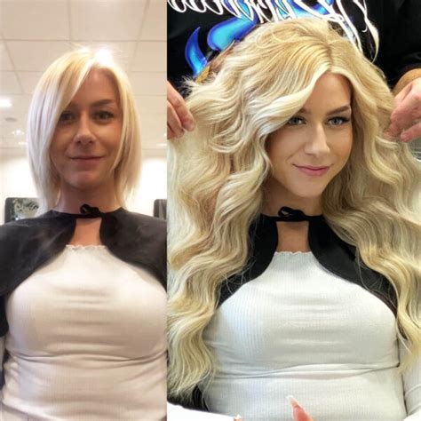 Hair Extensions Before and After — New Times Hair