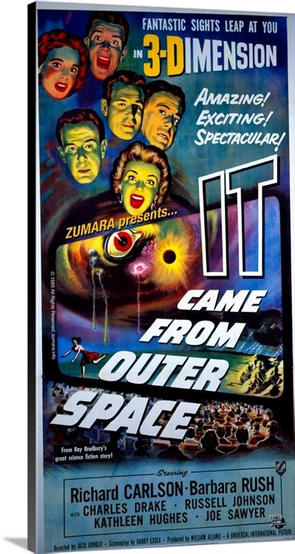 It Came From Outer Space 2 Sci Fi Movie Poster Wall Art, Canvas Prints, Framed Prints, Wall ...