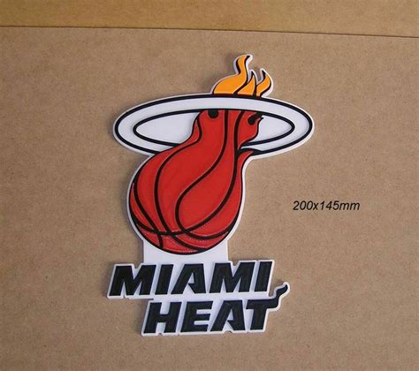 STL file Miami Heat, sign, signboard, sign, logo, 3d printing, court, basketball, basketball ...