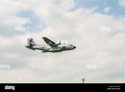 Transall C-160 Military Transport Plane "Silberne Gams Stock Photo - Alamy