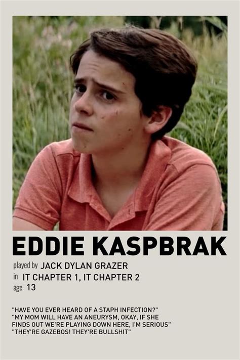 the poster for eddie kaspbrak's film, it happened to be