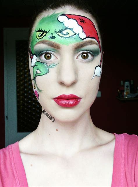 The Grinch Face Paint Tutorial