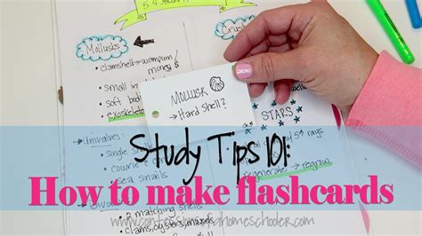 Study Tips #2: How to make effective flashcards - YouTube