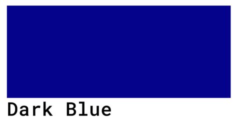 Dark blue color in html