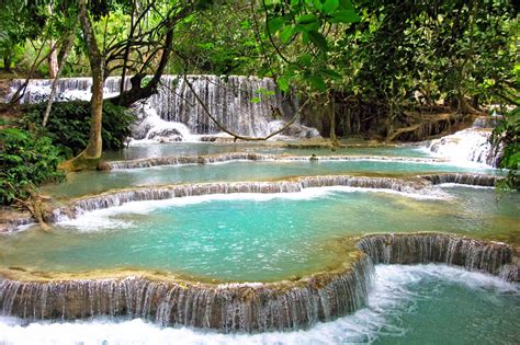 Kuang Si Falls near Luang Prabang - Luang Prabang Attractions – Go Guides