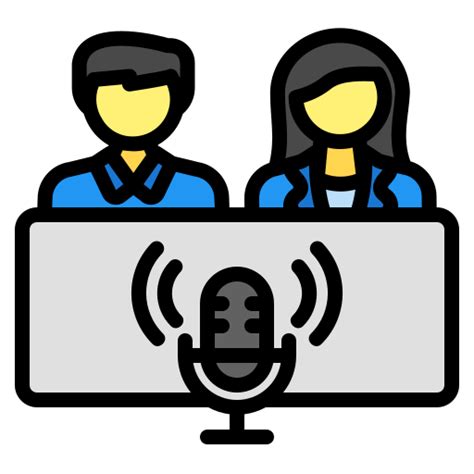 Podcast Generic Outline Color icon