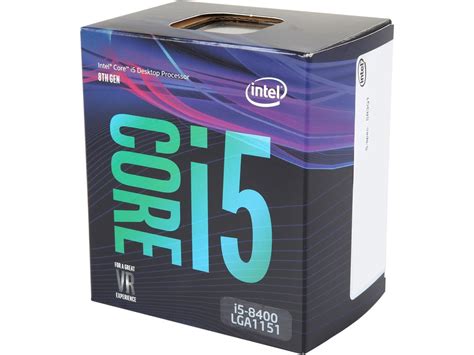 Intel Core i5 8th Gen - Core i5-8400 Coffee Lake 6-Core 2.8 GHz (4.0 ...