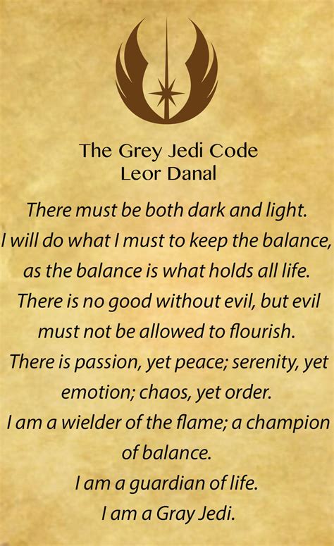 Grey Jedi Code by skyboy321 on DeviantArt