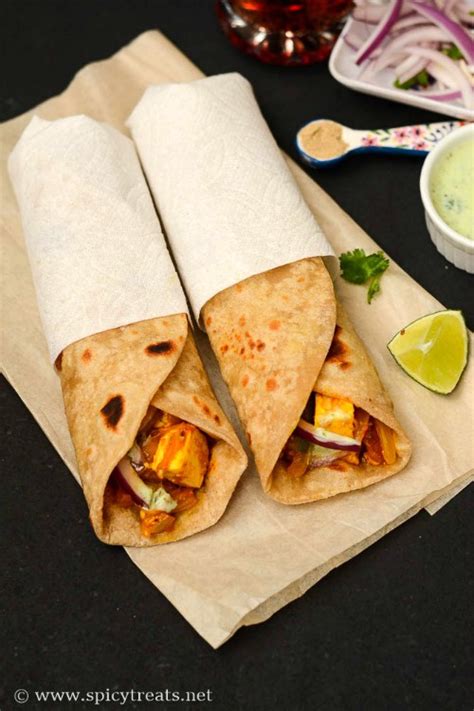 Spicy Treats: Paneer Kathi Roll Recipe | Easy Paneer Roll Recipe