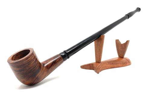 Matchpipe Jolt Churchwarden Hobbit Pipe Gandalf Wizard Pipe Long Stem Wooden Tobacco Pipe 11.5 ...