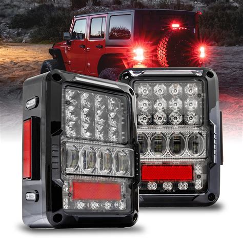 サイズ AUDEXEN [ Euro Version ] LED Tail Lights Compatible with Jeep ...