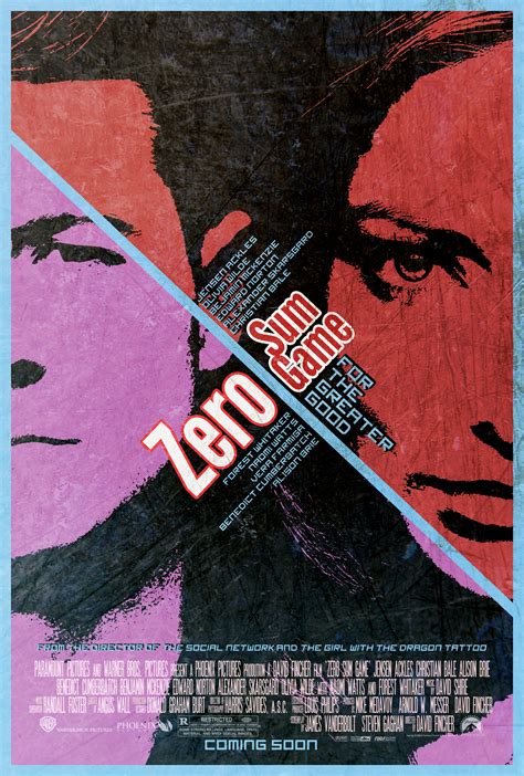 Zero Sum Game Movie Poster - Spies variant by nottonyharrison on DeviantArt