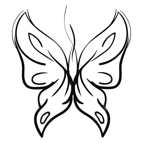 Butterfly Sketch, Butterfly Drawing, Fly Drawing, Butter Drawing PNG and Vector with Transparent ...