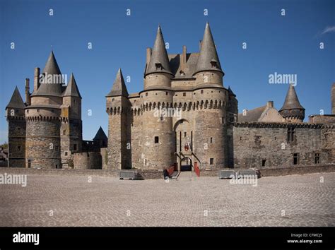 Vitre Castle, Vitre, Brittany, France, Europe Stock Photo - Alamy