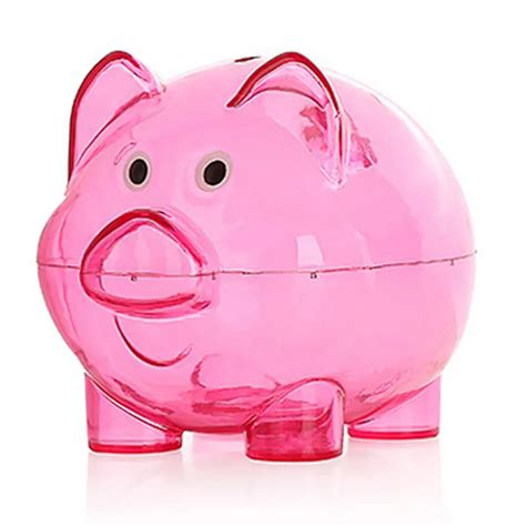 10*7*8cm Hot 4 Colors Pig Money Box Piggy Bank for Coins Safe Box Safes Coin Bank Plastic New ...