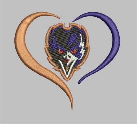 Baltimore Ravens Embroidery Design 3 2 designs 5 sizes | Etsy