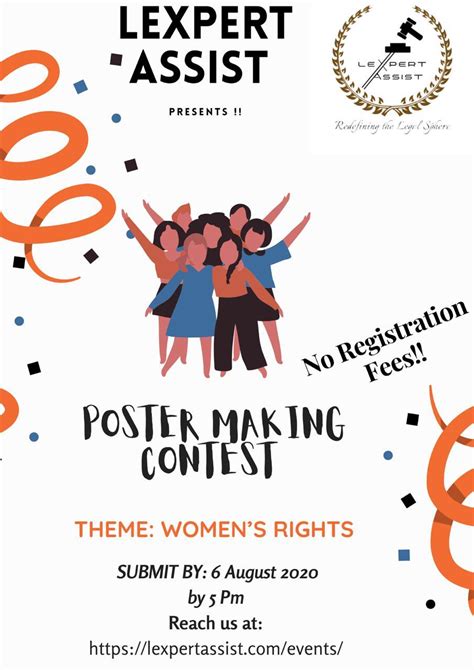 Poster Making Competition; Theme – Women’s Rights – Indian Law Watch