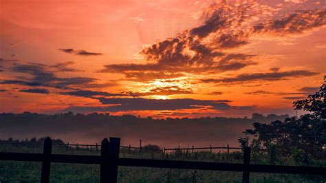 Sunset Clouds Nature Landscape Outdoors Sunlight Wallpaper - Resolution:4096x2304 - ID:1147497 ...