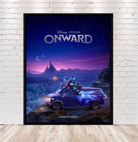 Onward Poster Disney Onward Movie Poster Pixar Movie Walt Disney World Disneyland Poster ...