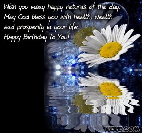 Wish you many happy returns of the day. - greeting card on PEPE.com