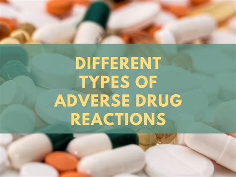 Types of adverse drug reactions - Its me Pharmacist