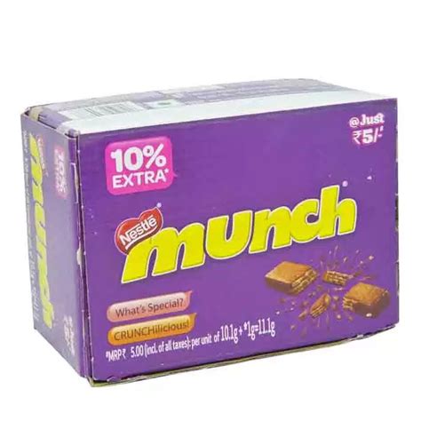 Nestle Munch Chocolate Wafer Box 24pcs | Choco Craving