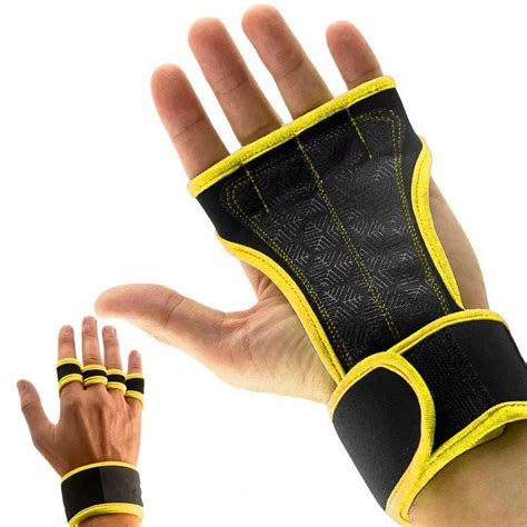 FITNESS GRIPS Wrist Support 1Pair Strong Hand Protectors With Wrist Brace Comfortable Grips For ...