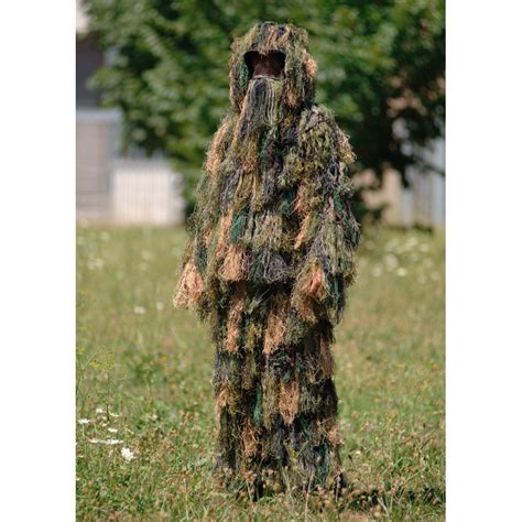 Army Ghillie Suit 3-D Camo System 3 Pcs. Airsoft Sniper Hunting Fishing Woodland | eBay