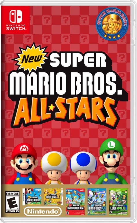 New Super Mario Bros. Allstars Cover Art by BleuVII on DeviantArt