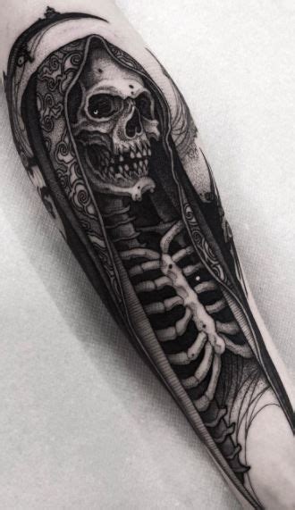 Grim Reaper Tattoos | Reaper tattoo, Grim reaper tattoo, Dragon hand tattoo