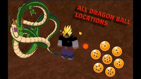 ROBLOX DBOG [ALL] Earth Dragon Ball Locations - YouTube