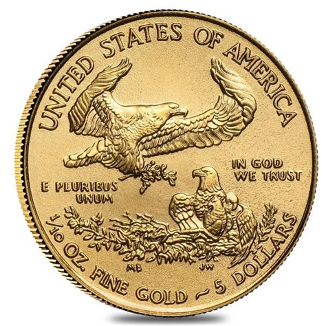 2017 1/10 oz Gold American Eagle $5 Coin (Brilliant Uncirculated Condition) | Pristine Auction
