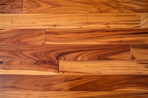 Premium AI Image | A close up of a wood floor with varnish