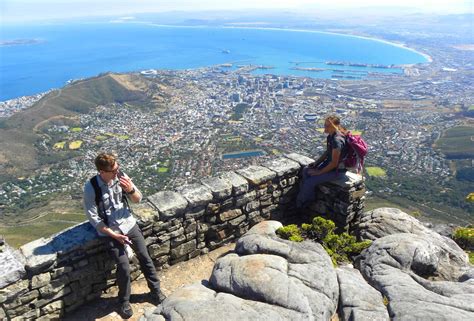 Hiking up the Twelve Apostles to Table Mountain, Cape Town