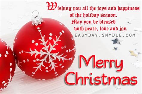 Top Merry Christmas Wishes and Messages – Easyday