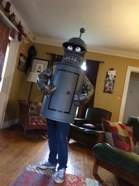 I made a Bender costume! : r/Halloween_Costumes